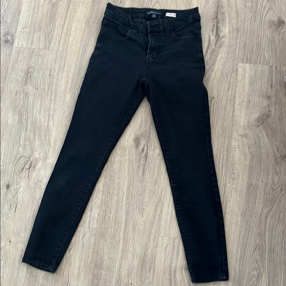 Women's Black Jeans mid rise curvy skinny